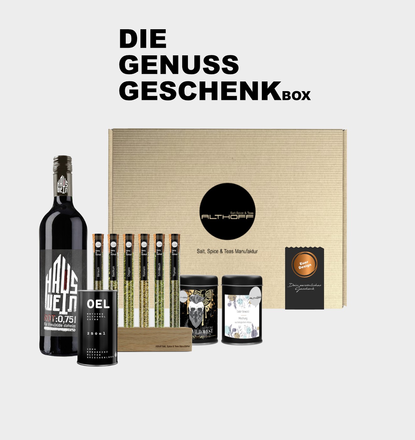 Genuss Geschenkbox Personalisierte Geschenke