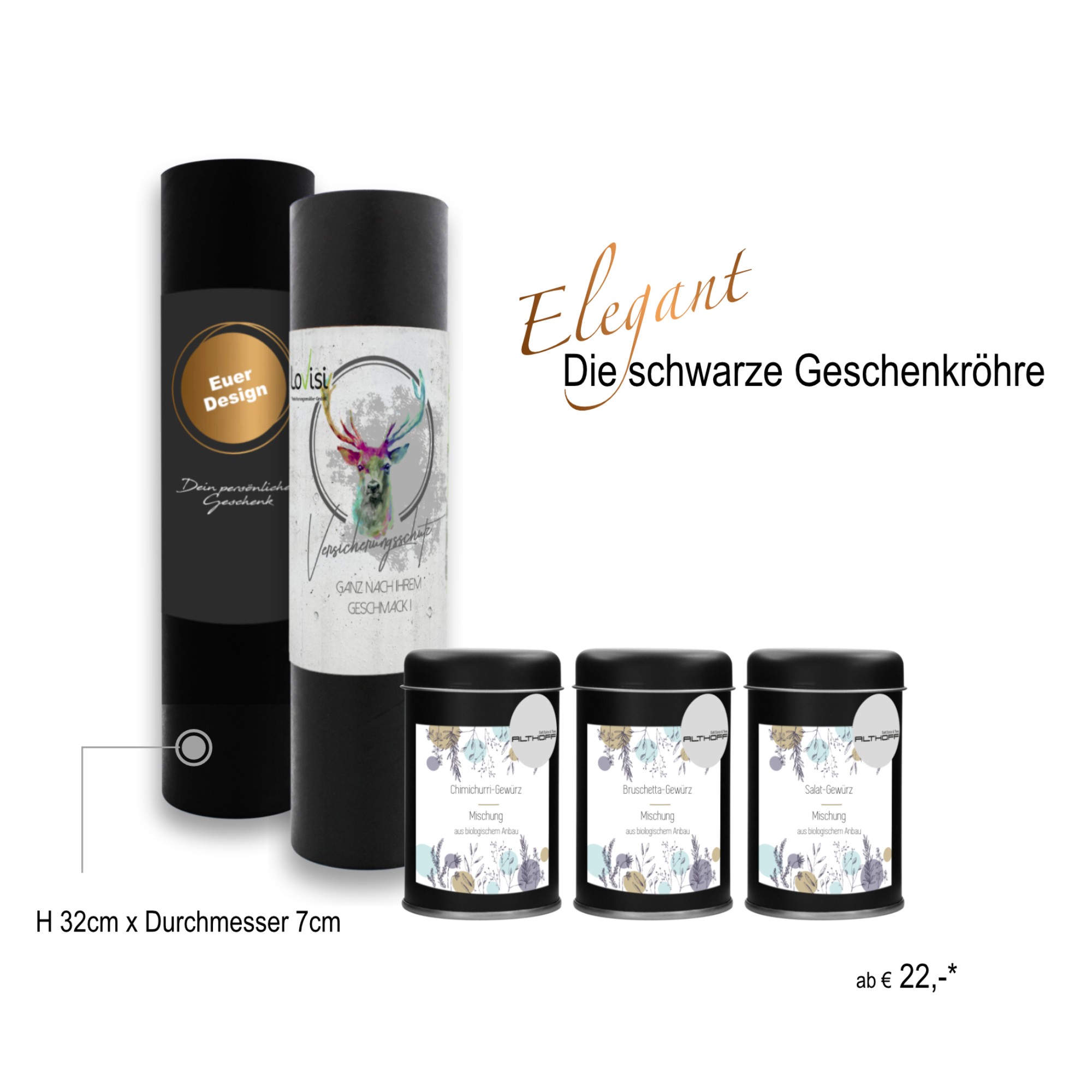 Geschenkröhre Personalisierte Geschenke