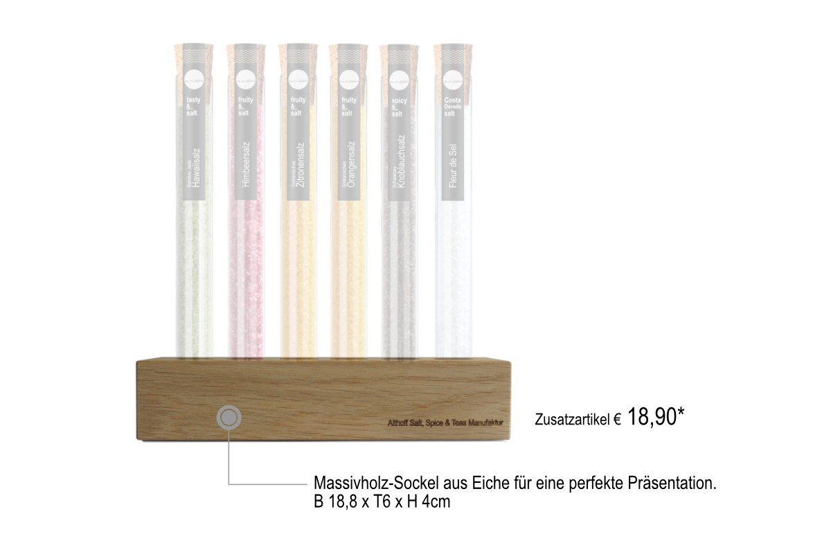 Holzblock für Reagenzgläser Personalisierte Geschenke