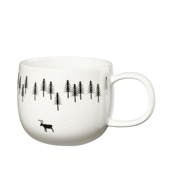Henkeltasse snow tracks