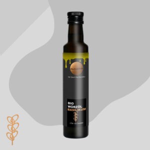 Basilikum Würzöl - 250ml Flasche