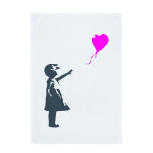 Geschirrtuch Girl with Balloon