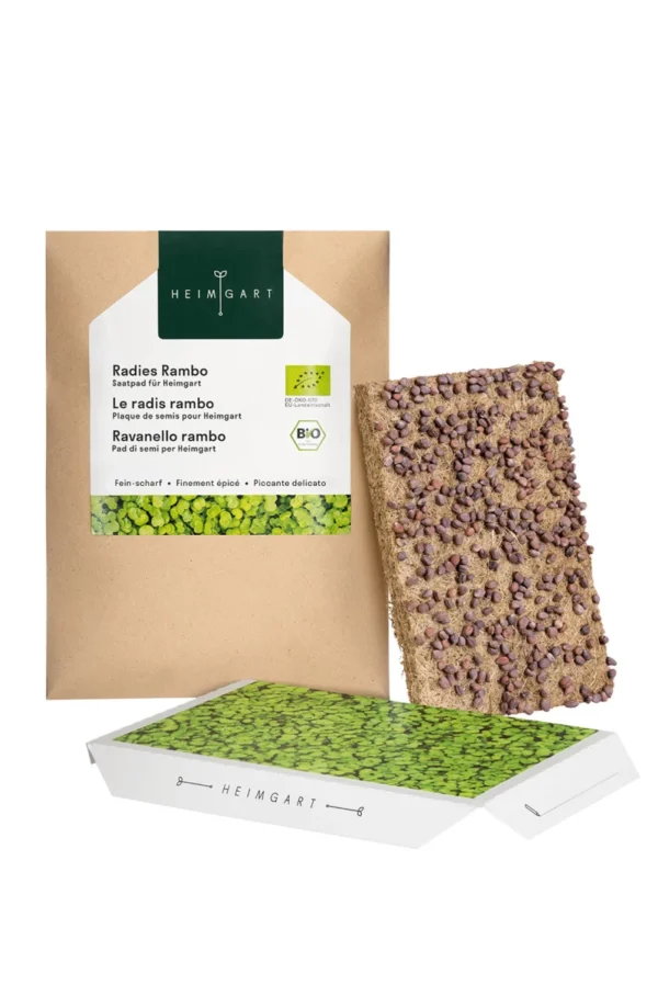 Radieschen Rambo Microgreens Saatpad
