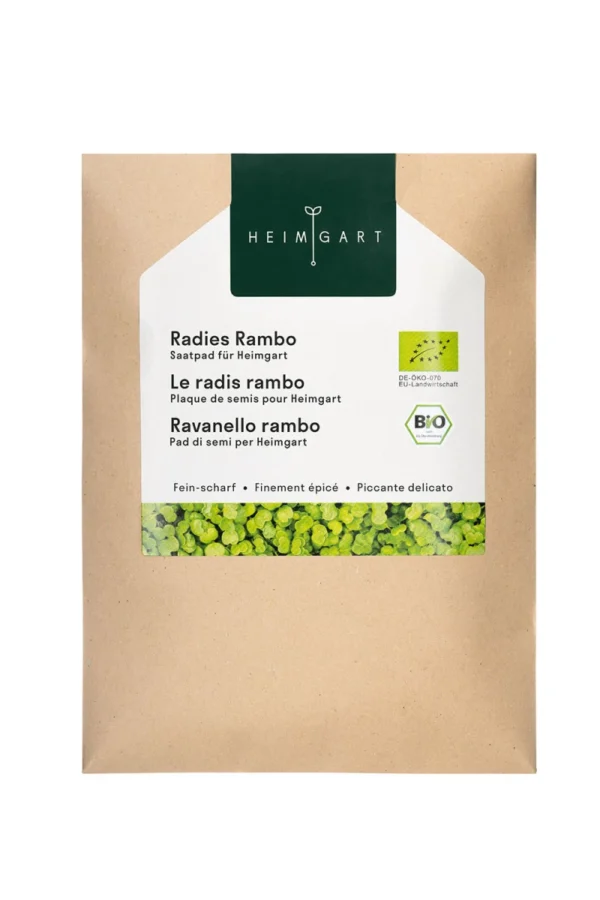 Radieschen Rambo Microgreens Saatpad