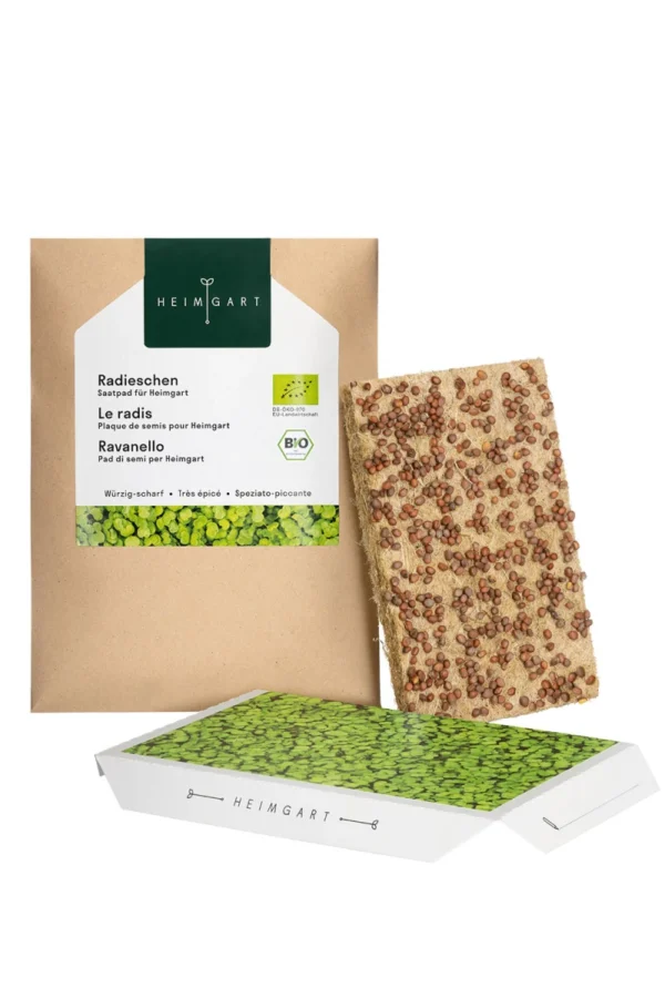 Radieschen Microgreens Saatpad