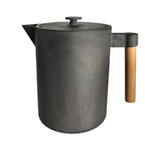 Teekanne Kohi schwarz grau