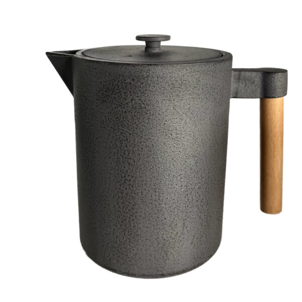 Teekanne Kohi schwarz grau