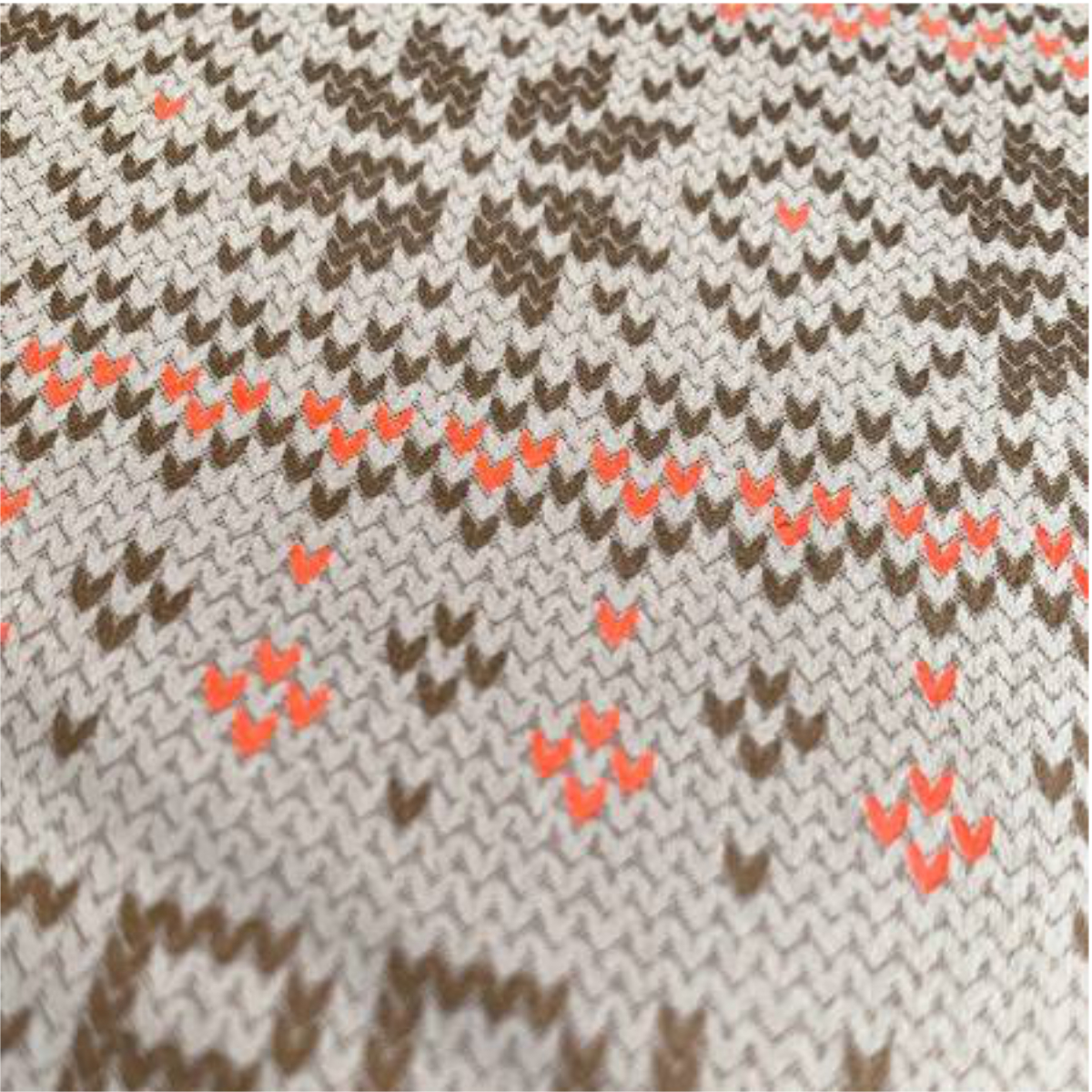 Postkarte Merry Xmas Strickmuster – Bild 2