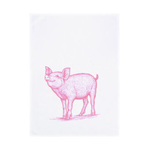 Geschirrtuch Glücksschwein