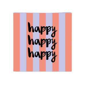 Servietten Happy
