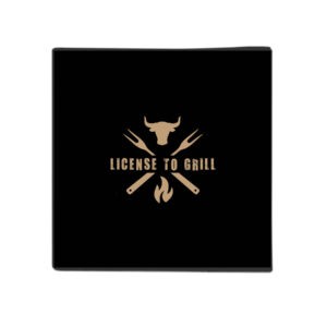 Servietten Grill black