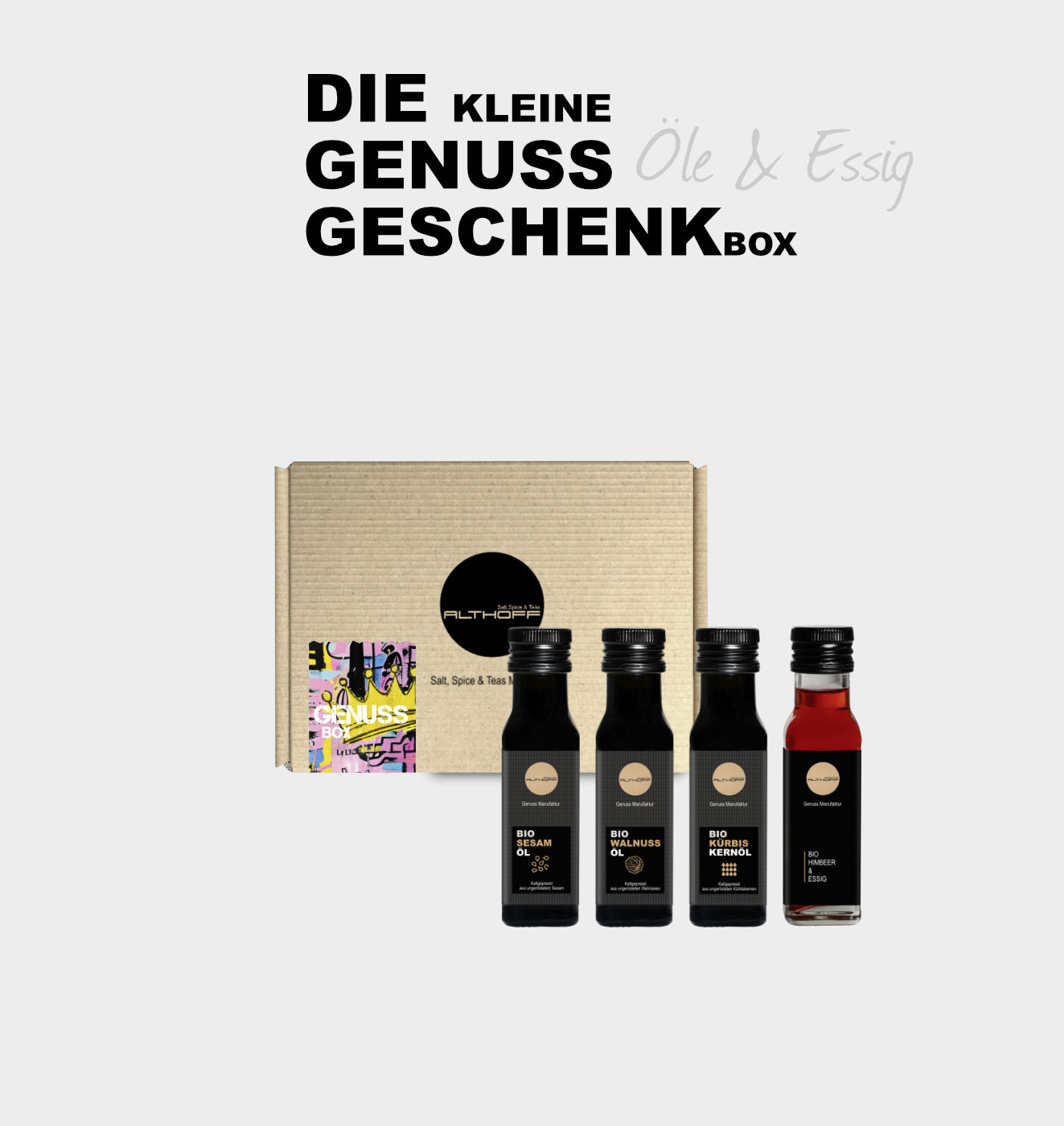 Kleine Genuss Box Öle & Essig