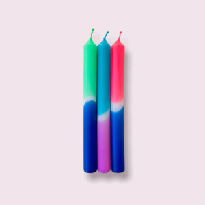 Dip Dye Neon Stabkerzen – Forever Tulum