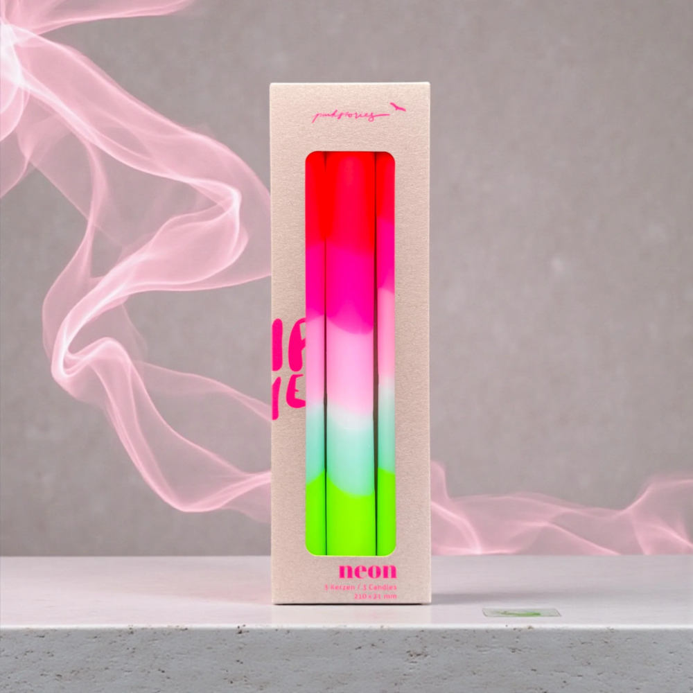 Dip Dye Neon Stabkerzen – Lollipop Trees – Bild 2