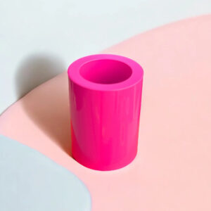 Flipper Tube Kerzenhalter pink